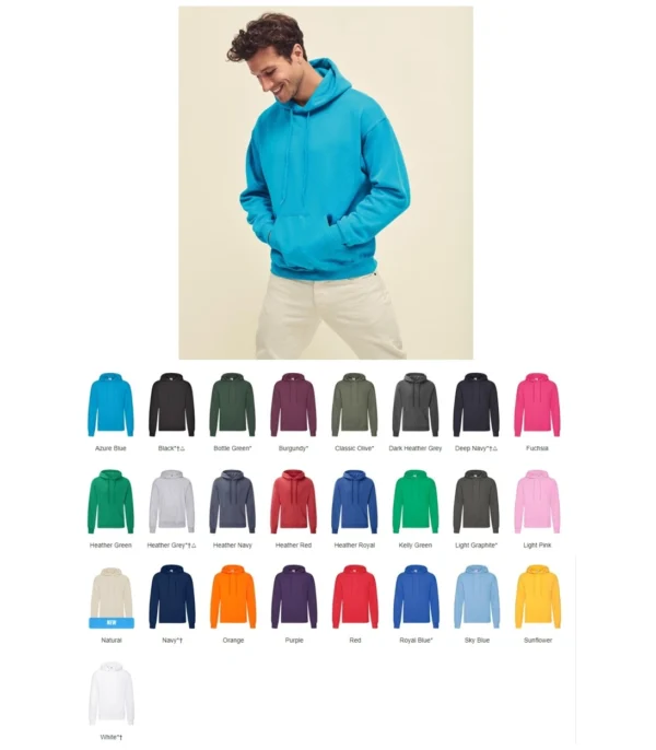 Fruit of the Loom  SS26 Classic Hood Top